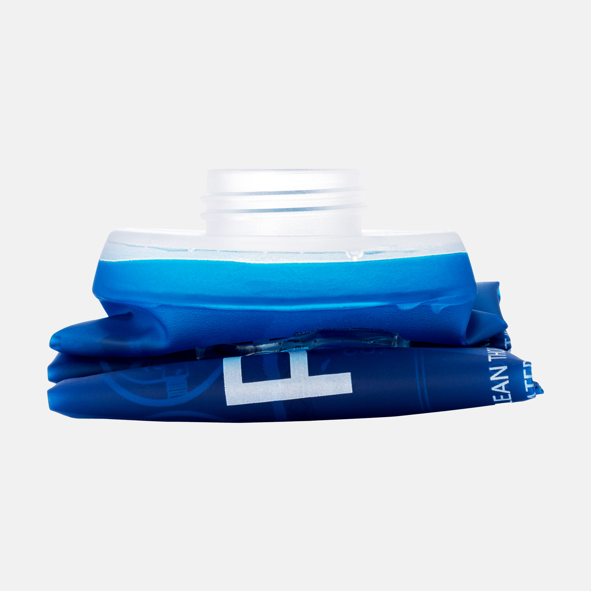 QuickFuel Water Bottle Straw Blue 250ml – Leakproof & BPA-Free