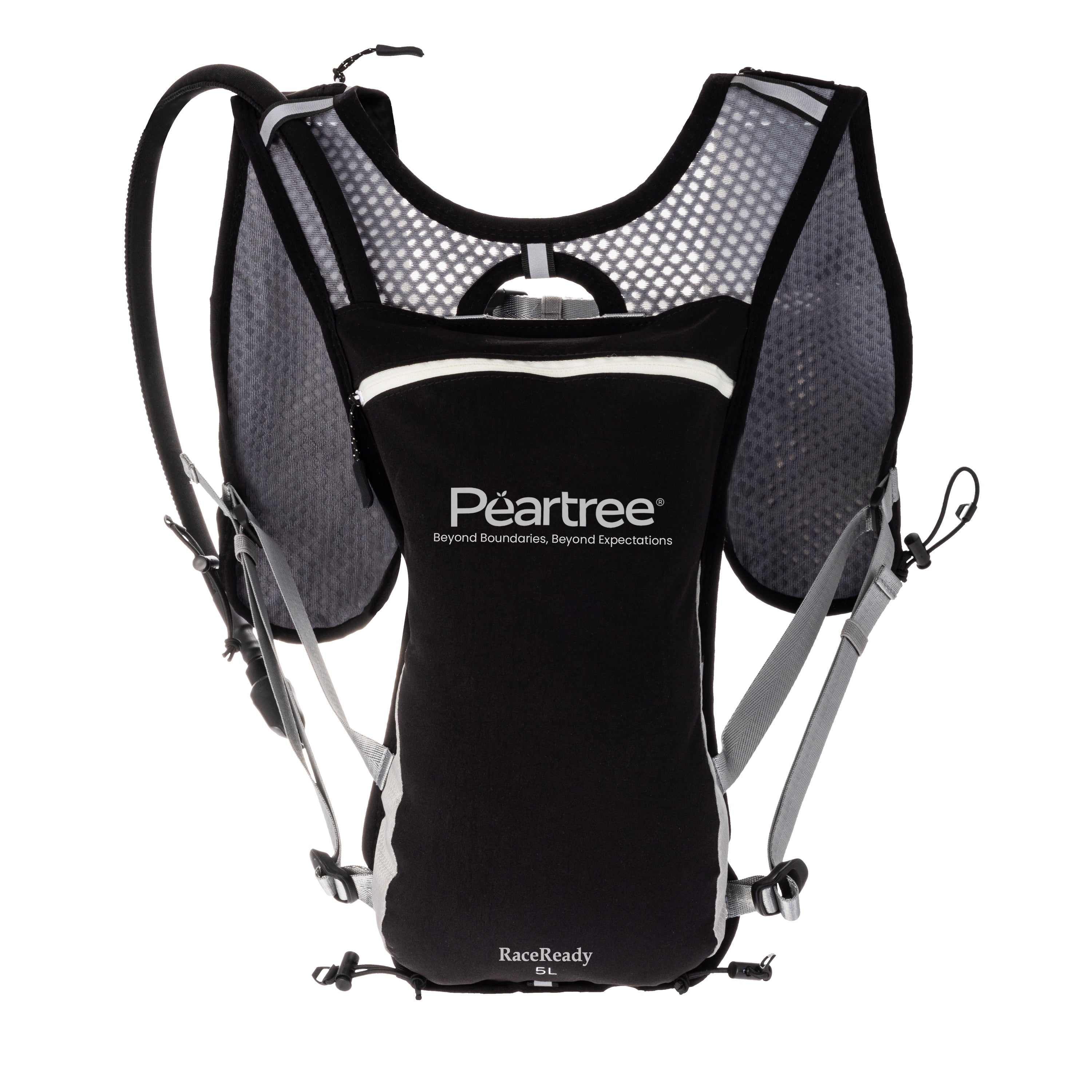 RaceReady Running Vest Black 5L – Lightweight & Hydration